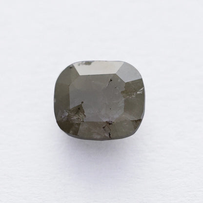 1.67 Ct Cushion Brilliant Cut Salt and Pepper Diamond