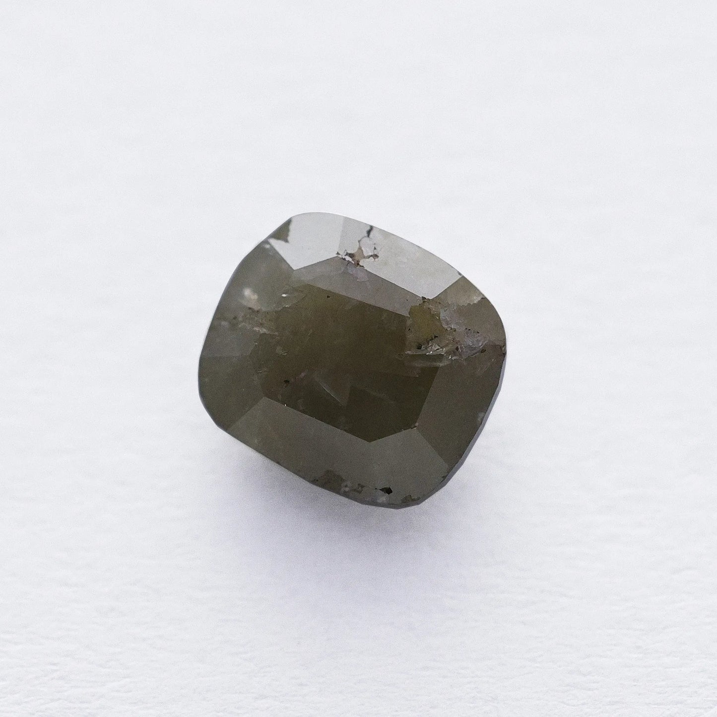 1.67 Ct Cushion Brilliant Cut Salt and Pepper Diamond