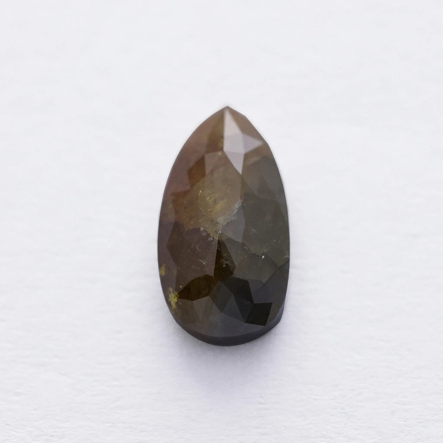 4.35 Ct Pear Brilliant Cut Salt and Pepper Diamond