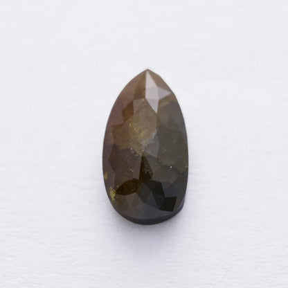4.35 Ct Pear Brilliant Cut Salt and Pepper Diamond