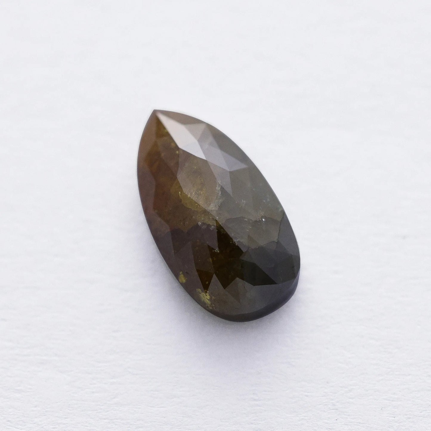 4.35 Ct Pear Brilliant Cut Salt and Pepper Diamond