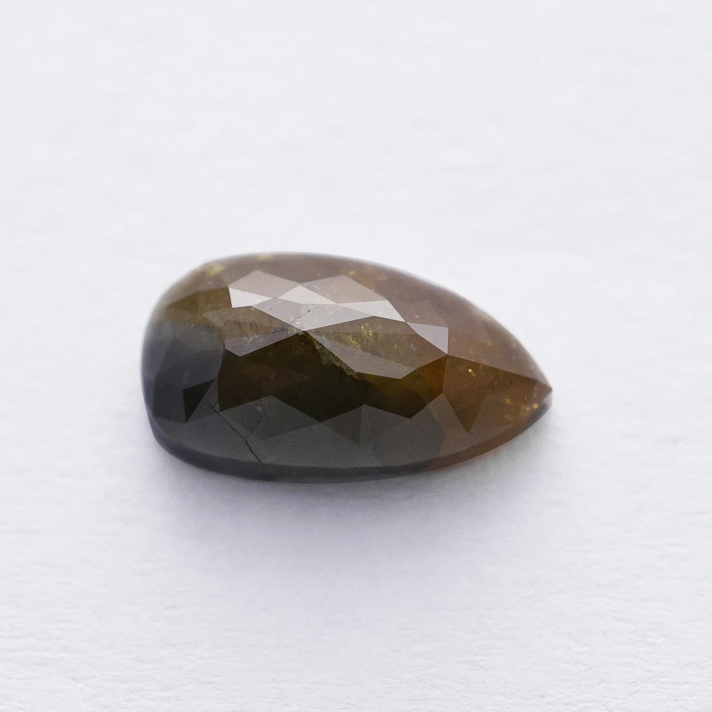4.35 Ct Pear Brilliant Cut Salt and Pepper Diamond