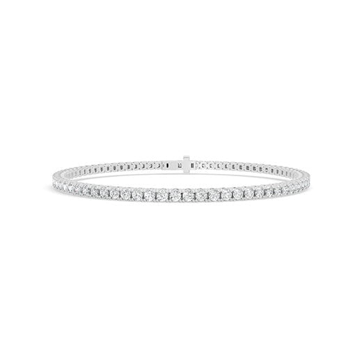 2.00ct Round Lab Grown Diamond Tennis Bracelet In 14K White Gold