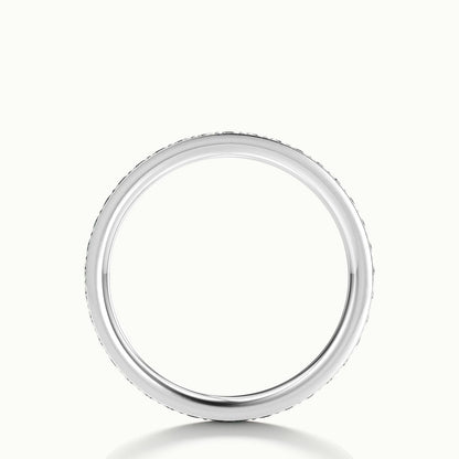 2mm Pavé Set Lab Grown Diamond Full Eternity Ring in Platinum