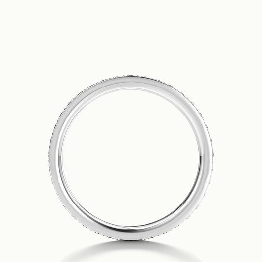 2mm Pavé Set Lab Grown Diamond Full Eternity Ring in Platinum
