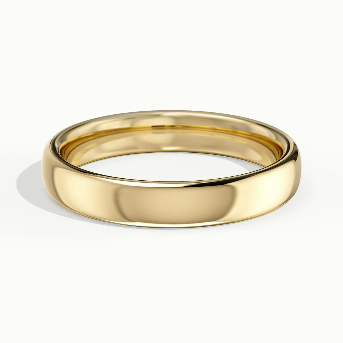 3.5mm Classic Comfort Fit Wedding Band in 10K Yellow Gold