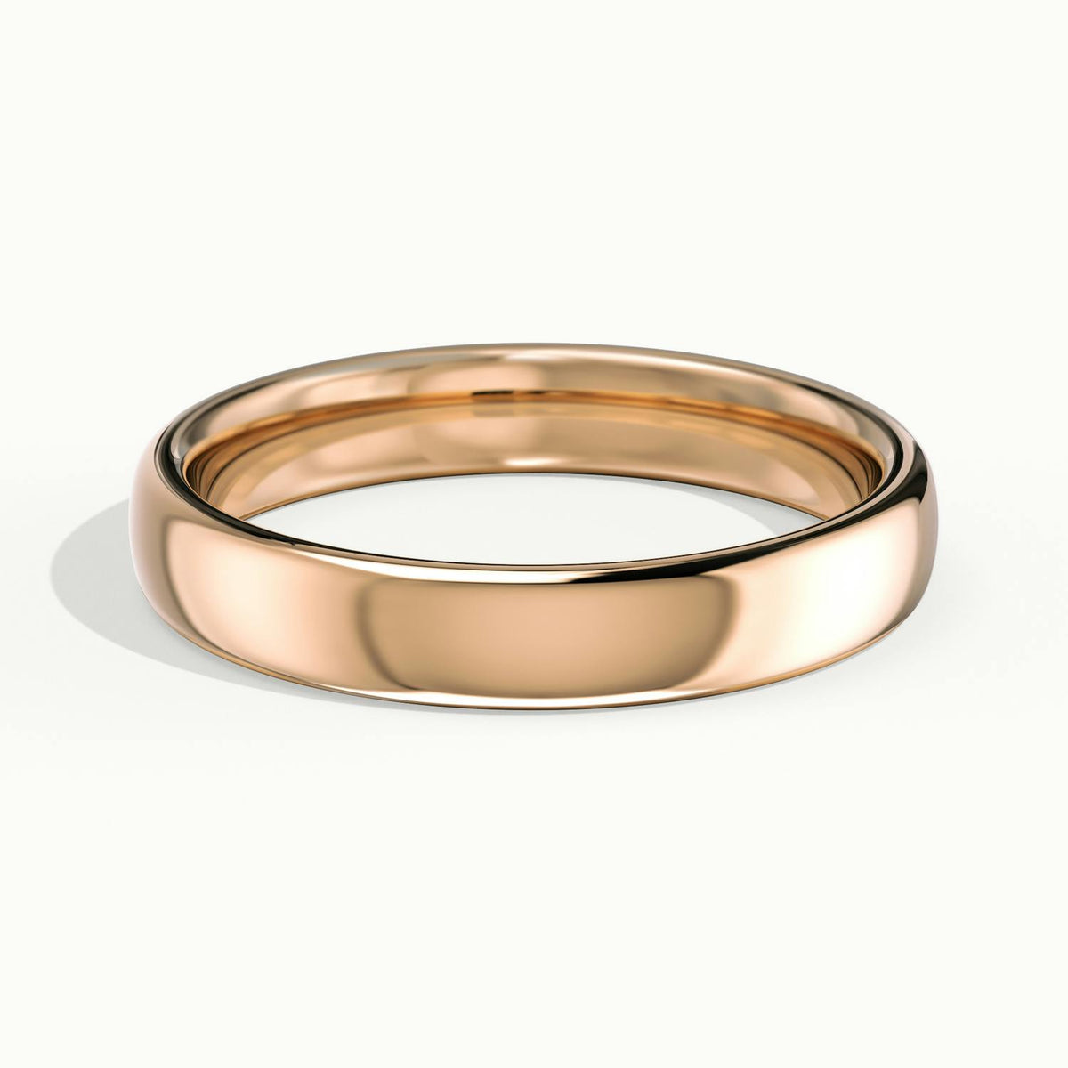 3.5mm Classic Comfort Fit Wedding Band in 14K Rose Gold