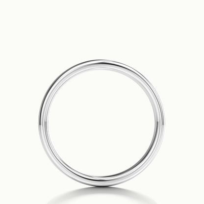 3.5mm Classic Comfort Fit Wedding Band in 14K White Gold