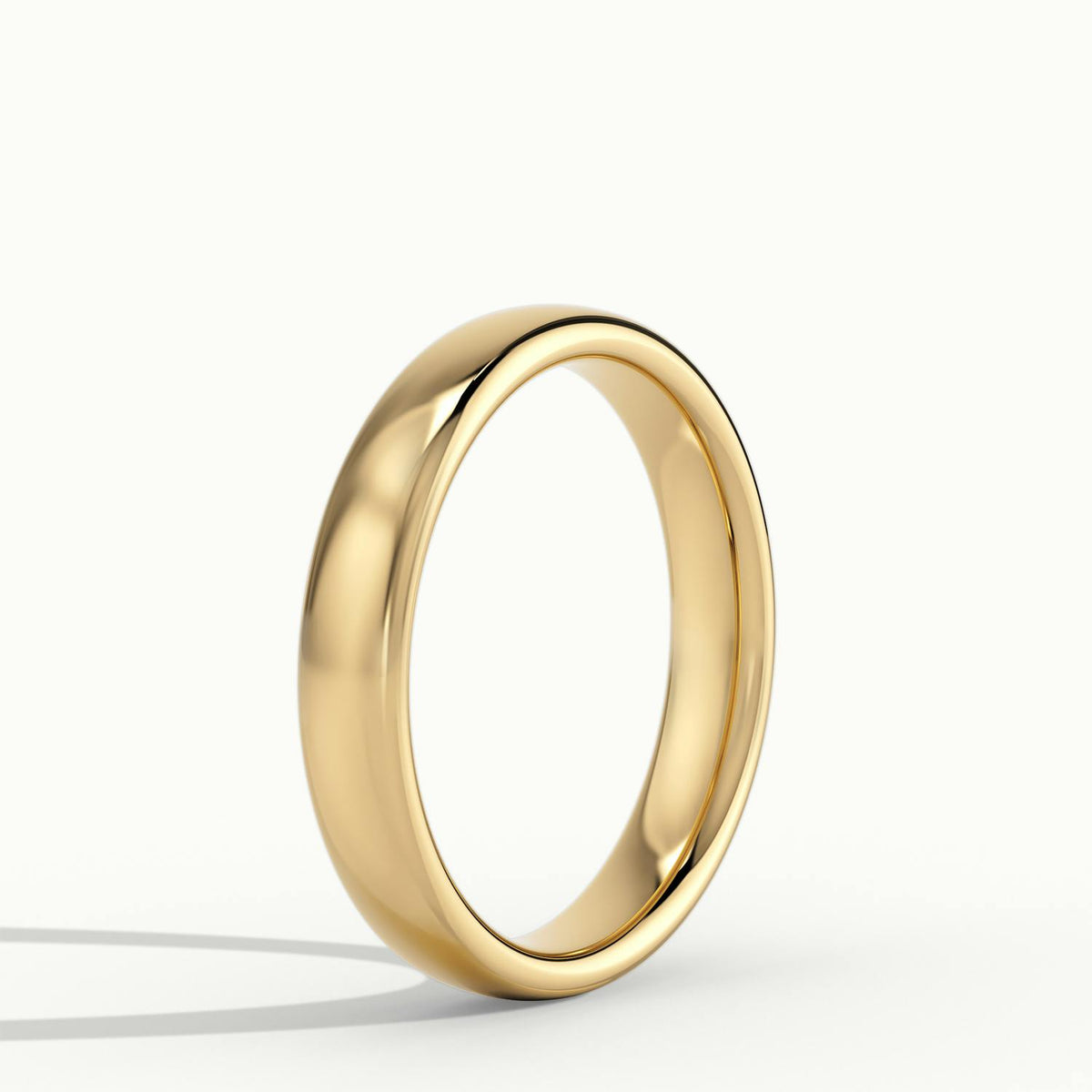 3.5mm Classic Comfort Fit Wedding Band in 14K Yellow Gold