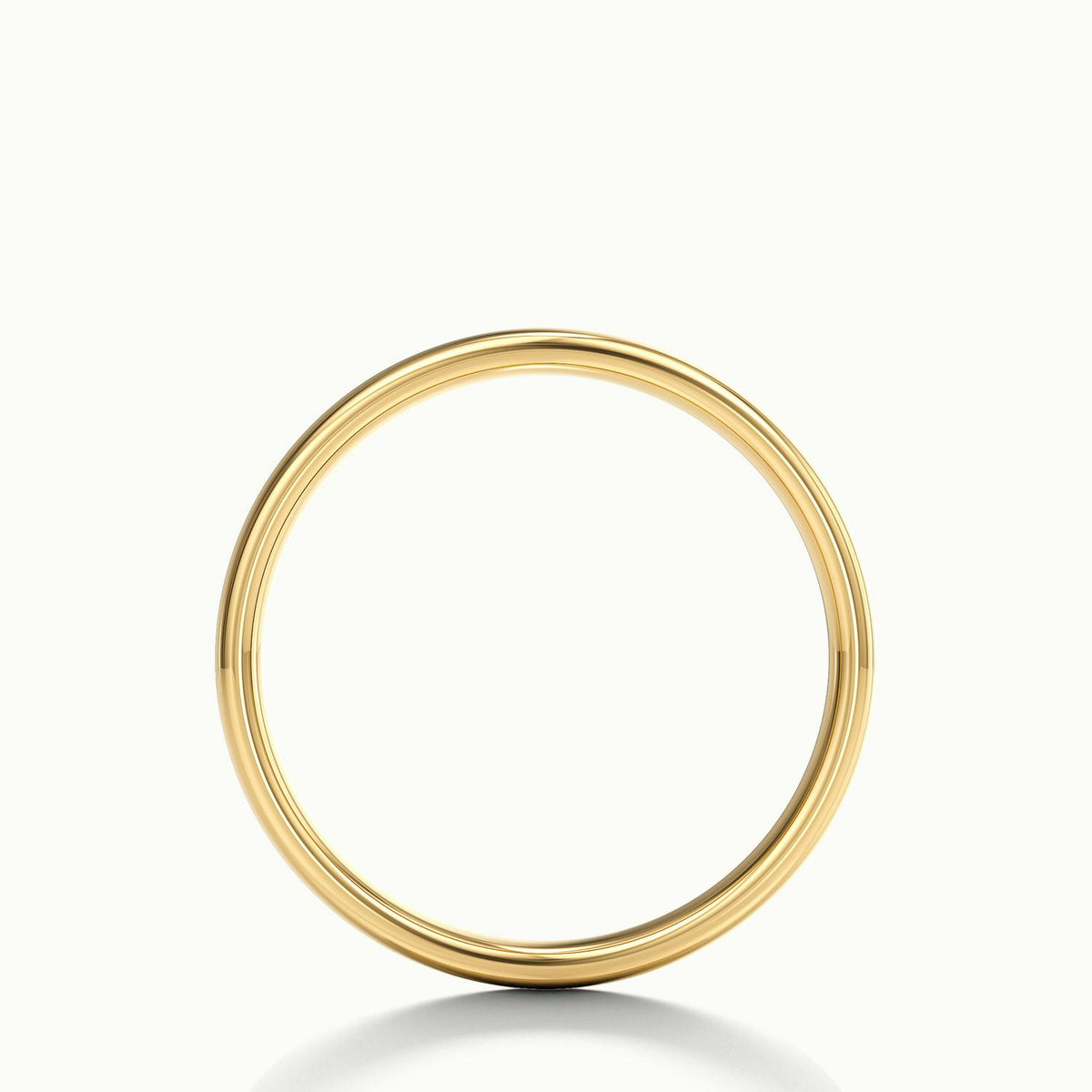 3mm Lightweight Comfort Fit Wedding Band in 14K Yellow Gold