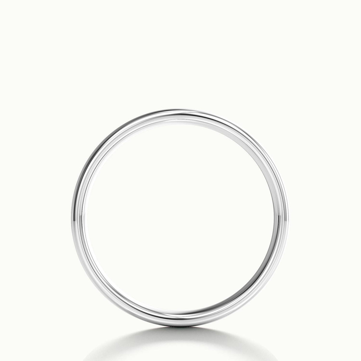 4.5mm Lightweight Comfort Fit Wedding Band in 14K White Gold