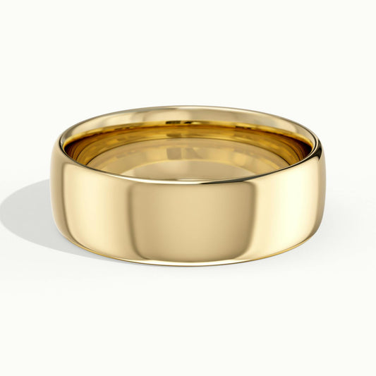 6mm Lightweight Comfort Fit Wedding Band in 14K Yellow Gold