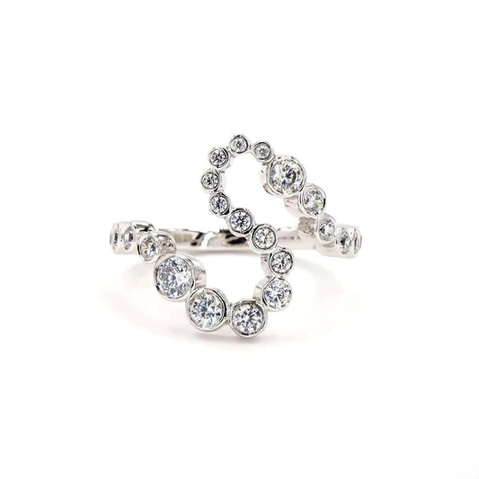 INITIAL S 925 Sterling Silver Band