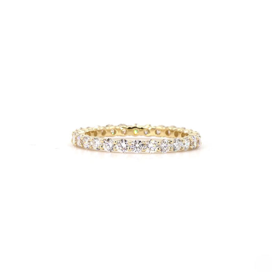 Round Full Eternity Band In 14K Yellow Gold