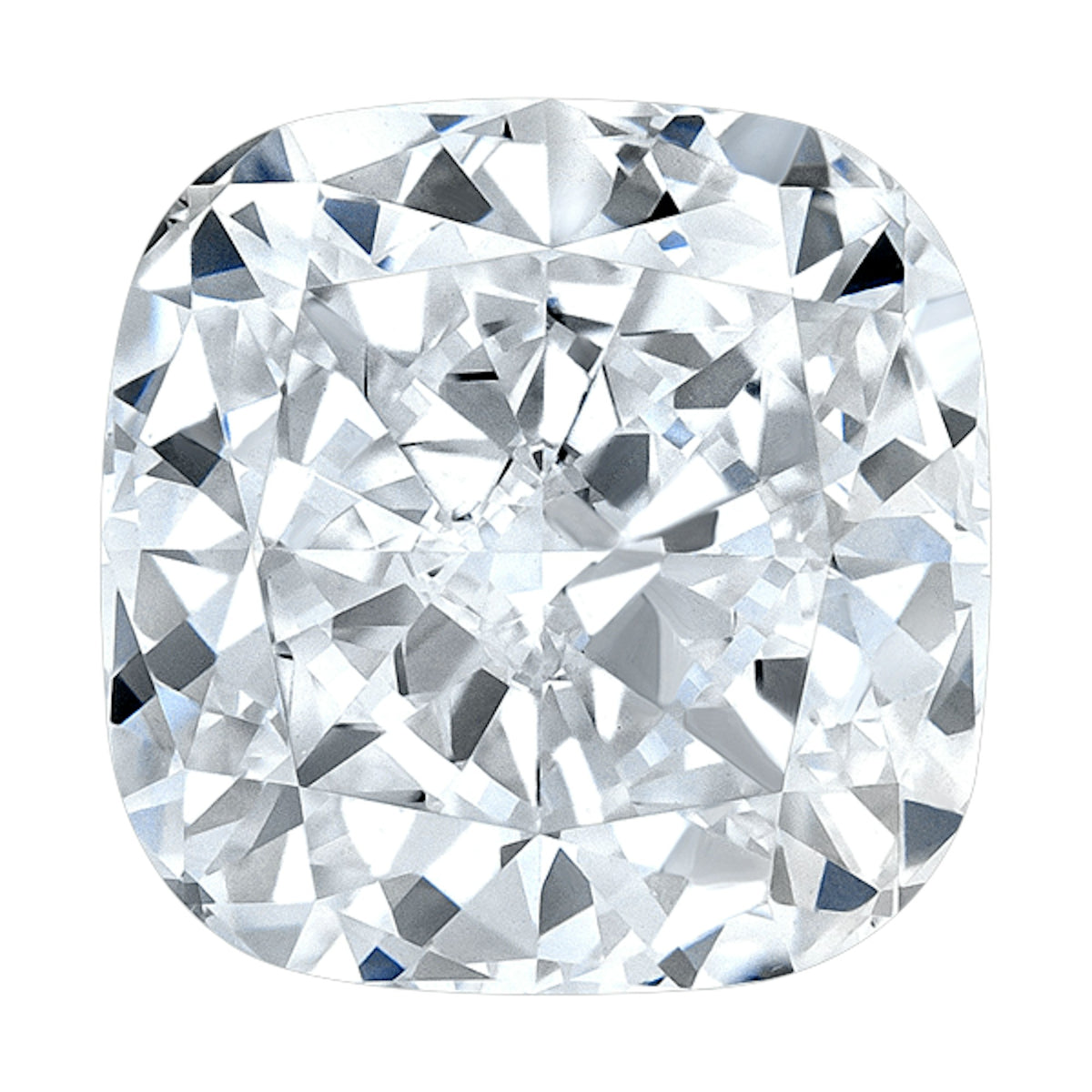 Cushion lab grown diamond