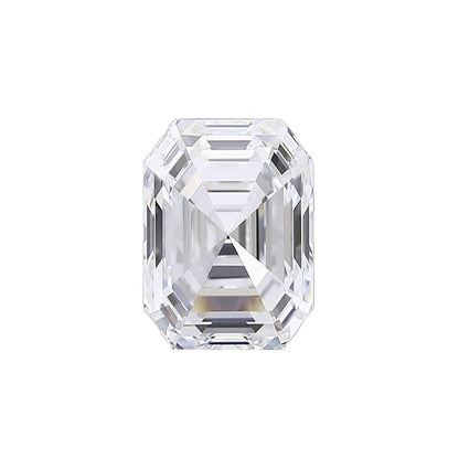 Elongated Emerald lab grown diamond