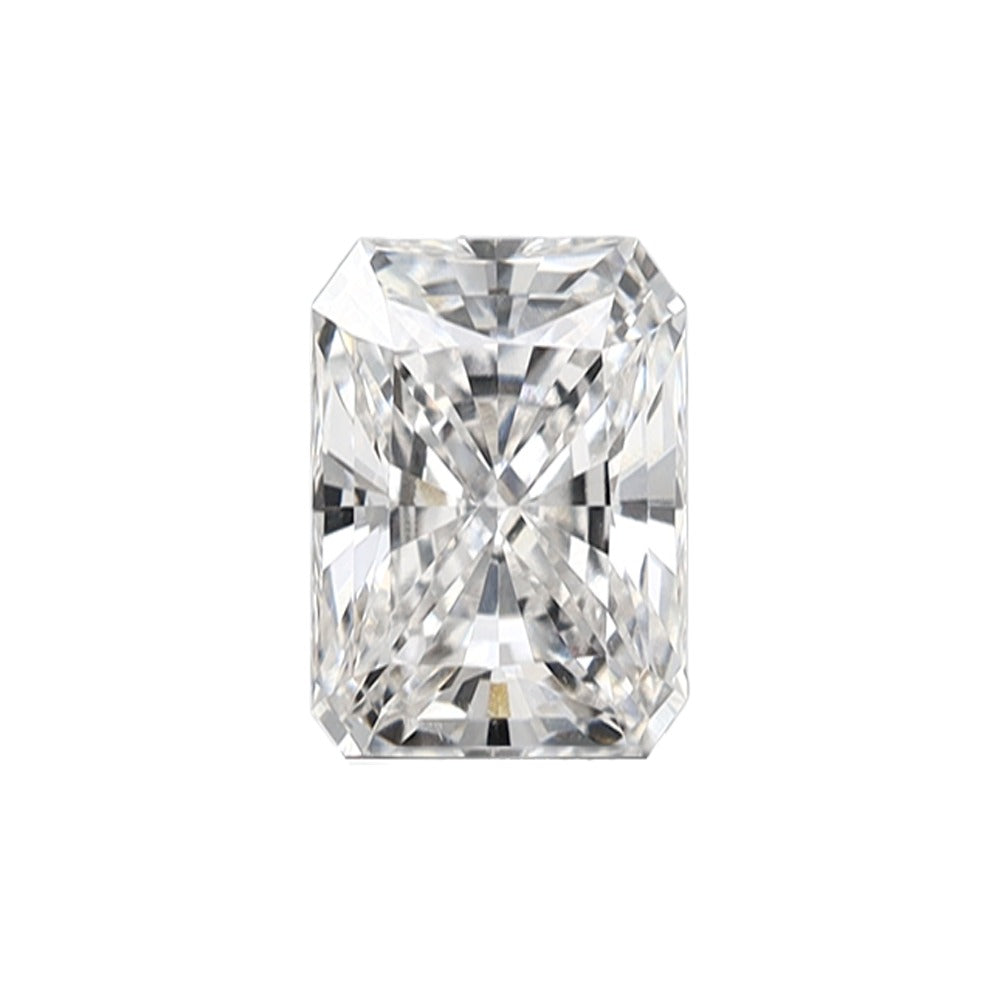 Elongated Radiant lab grown diamond