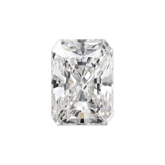 Elongated Radiant lab grown diamond