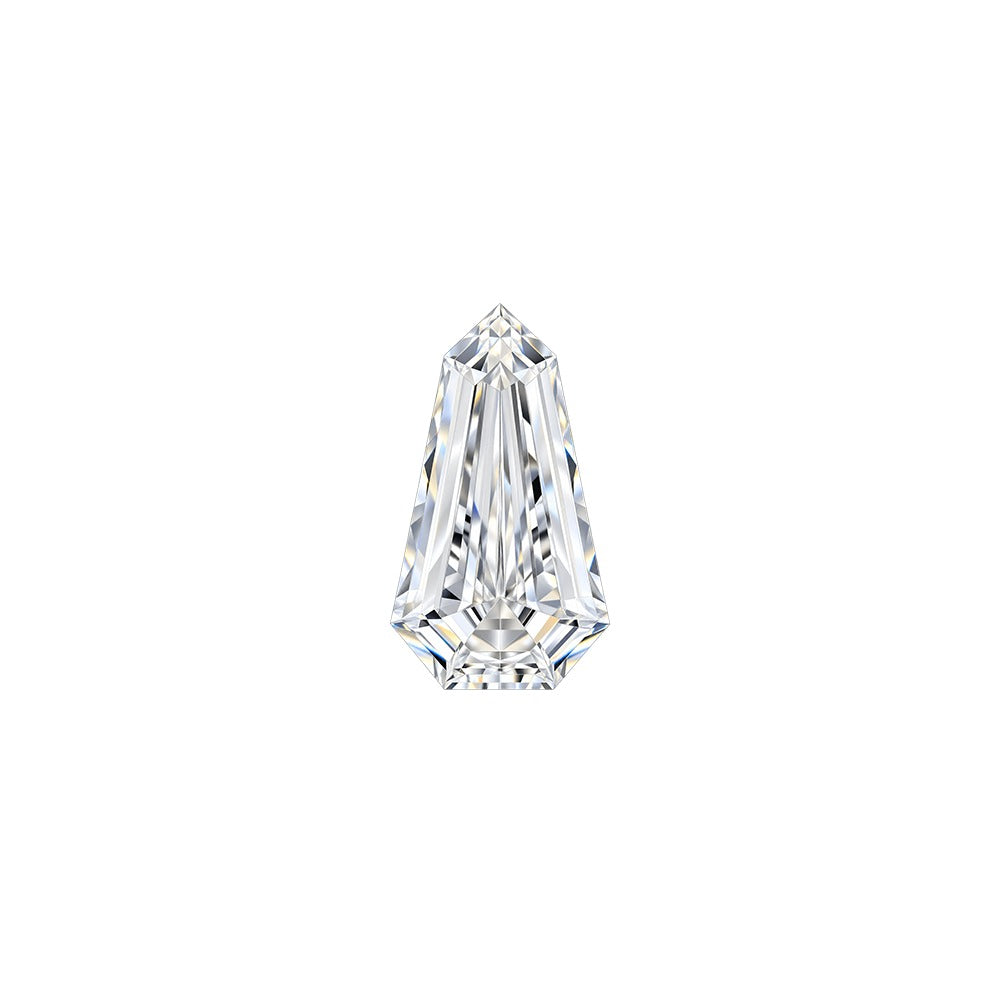 Heptagonal lab grown diamond