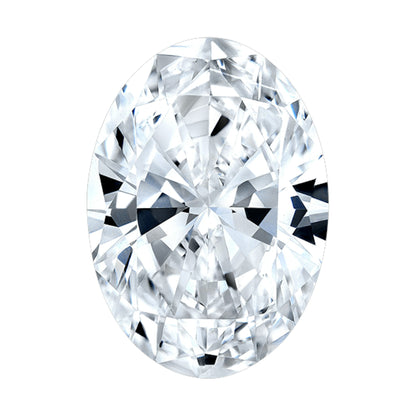 Oval lab grown diamond