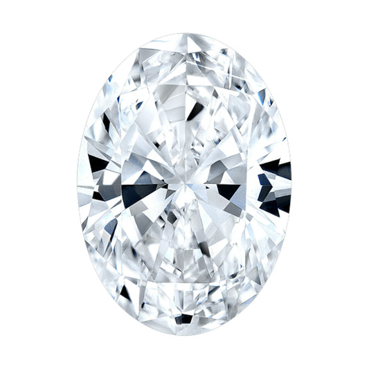 Oval lab grown diamond