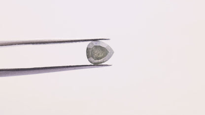 1.06 Ct Pear  Salt and Pepper Diamond