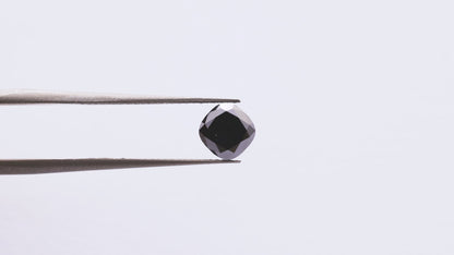 1.55 Ct Cushion Brilliant Cut Salt and Pepper Diamond
