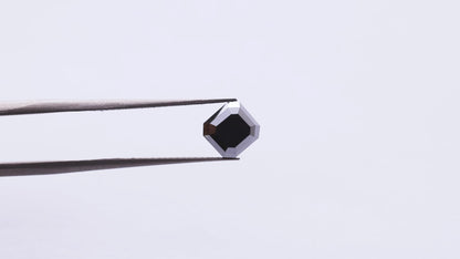 1.86 Ct Asscher Brilliant Cut Salt and Pepper Diamond