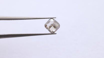 0.60 Ct Cushion Brilliant Cut Salt and Pepper Diamond