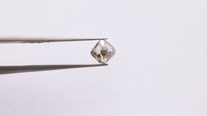 0.62 Ct Cushion Brilliant Cut Salt and Pepper Diamond