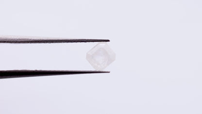 0.78 Ct Asscher Brilliant Cut Salt and Pepper Diamond