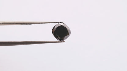 2.22 Ct Cushion Brilliant Cut Salt and Pepper Diamond