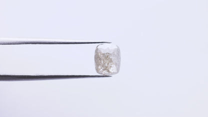 1.30 Ct Cushion Brilliant Cut  Salt and Pepper Diamond