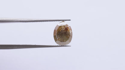 2.38 Ct Pear Salt and Pepper Diamond