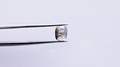 0.80 Ct Cushion Brilliant Cut  Salt and Pepper Diamond