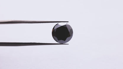 4.10 Ct Round Brilliant Cut Salt and Pepper Diamond