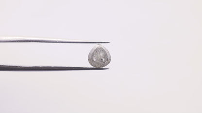 1.31 Ct Pear Brilliant Cut  Salt and Pepper Diamond