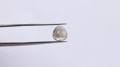 1.10 Ct Pear Brilliant Cut  Salt and Pepper Diamond