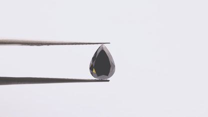 1.26 Ct Pear Brilliant Cut Salt and Pepper Diamond