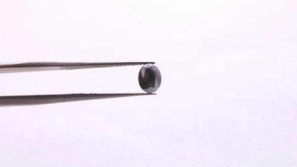 0.90 Ct Oval Brilliant Cut Salt and Pepper Diamond