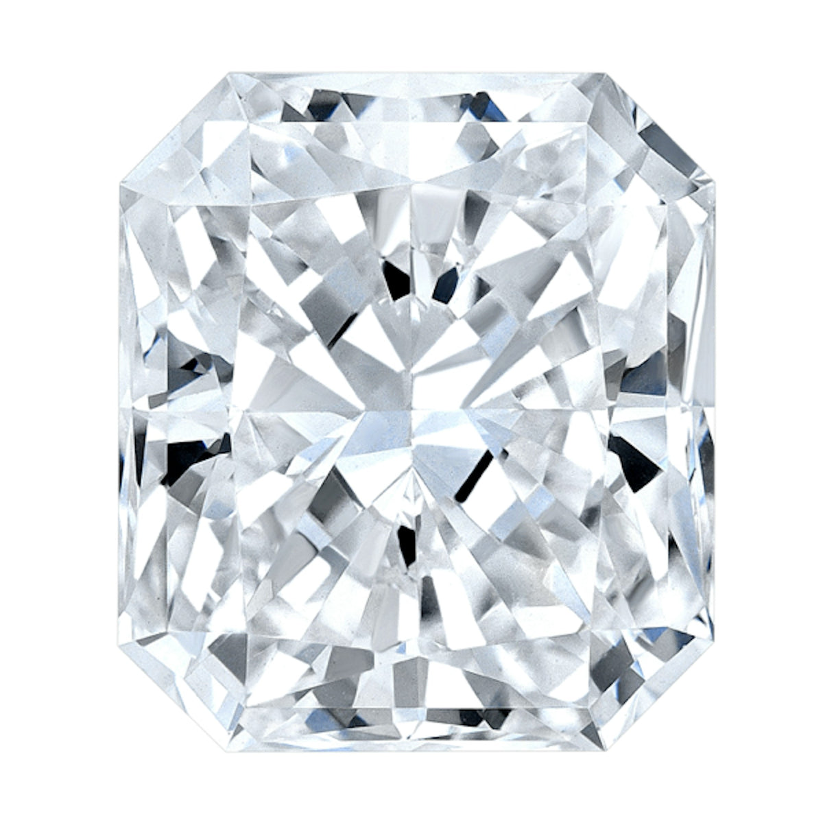 Radiant lab grown diamond