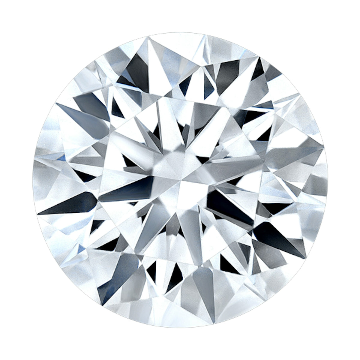 Round lab grown diamond