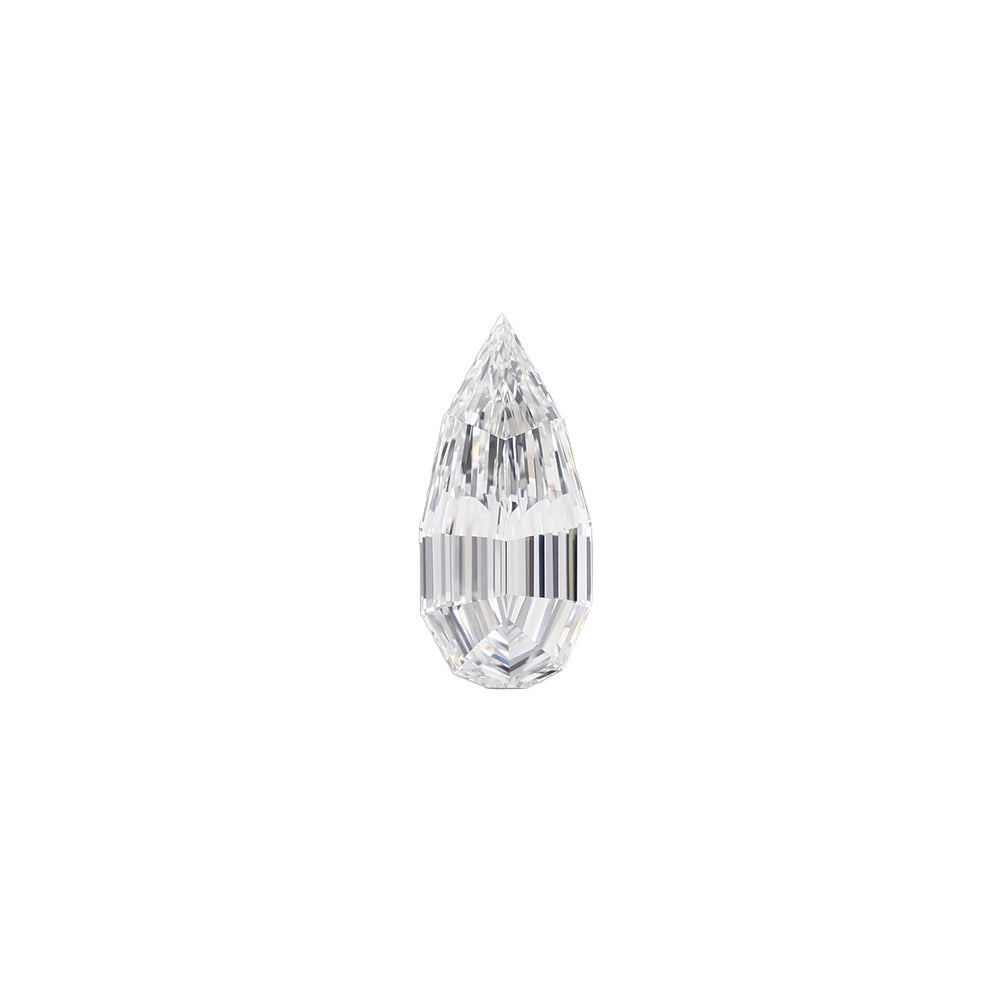 Step Cut Pear lab grown diamond